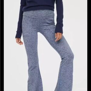 OFFLINE By Aerie The Hugger High Waisted Foldover Flare Legging NEW W TAGS